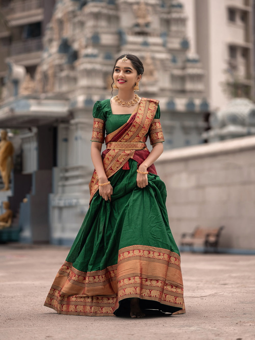 Lehenga Dhavani Styles Dhavani New Model Dhavani New Model Pichwai