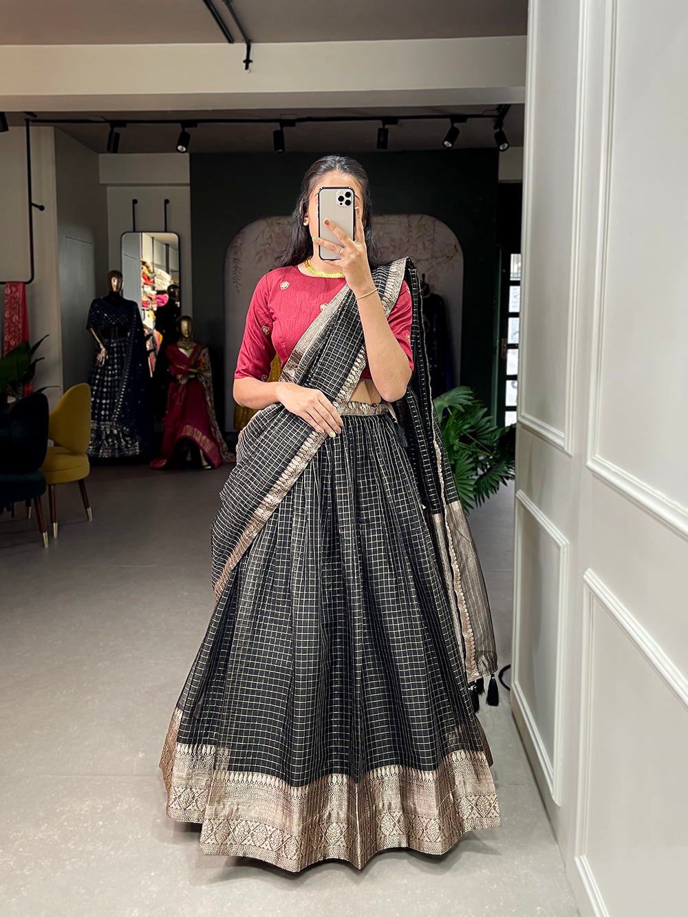 South Indian Lehenga Choli | south indian dress