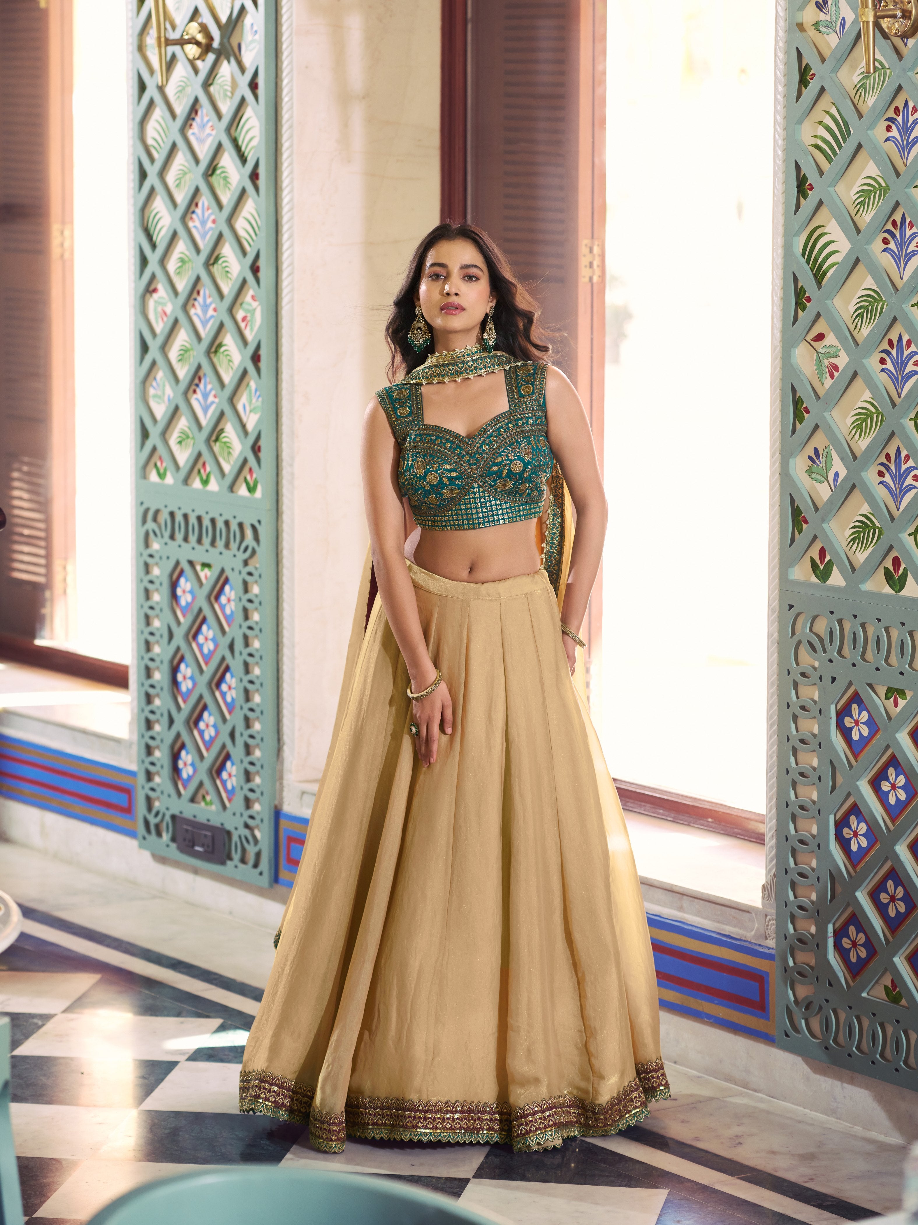 Chiku Color Bridesmaid Chaniya Choli – Looknbook Art