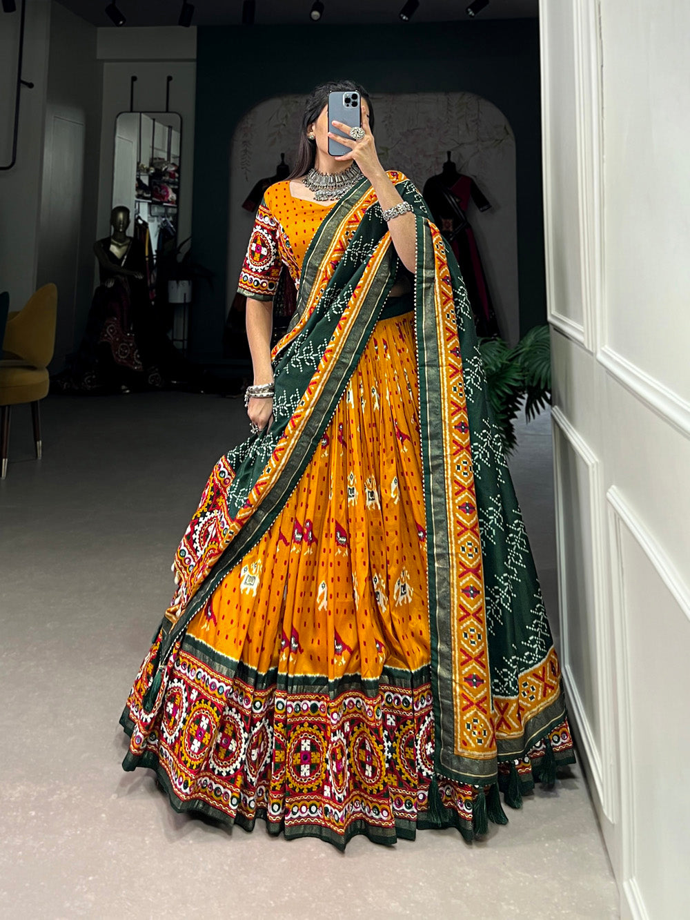 Printed chaniya choli hotsell