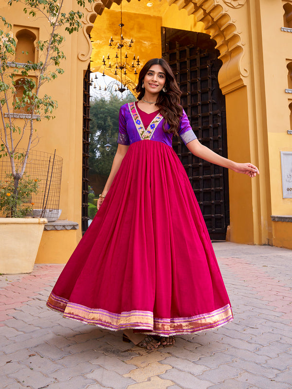 Paithani Gown  Looknbook Art