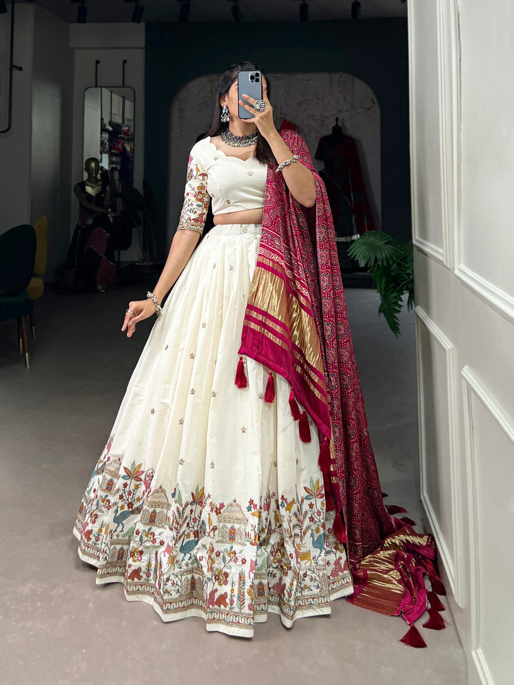 Cotton Lehenga Choli Looknbook Art