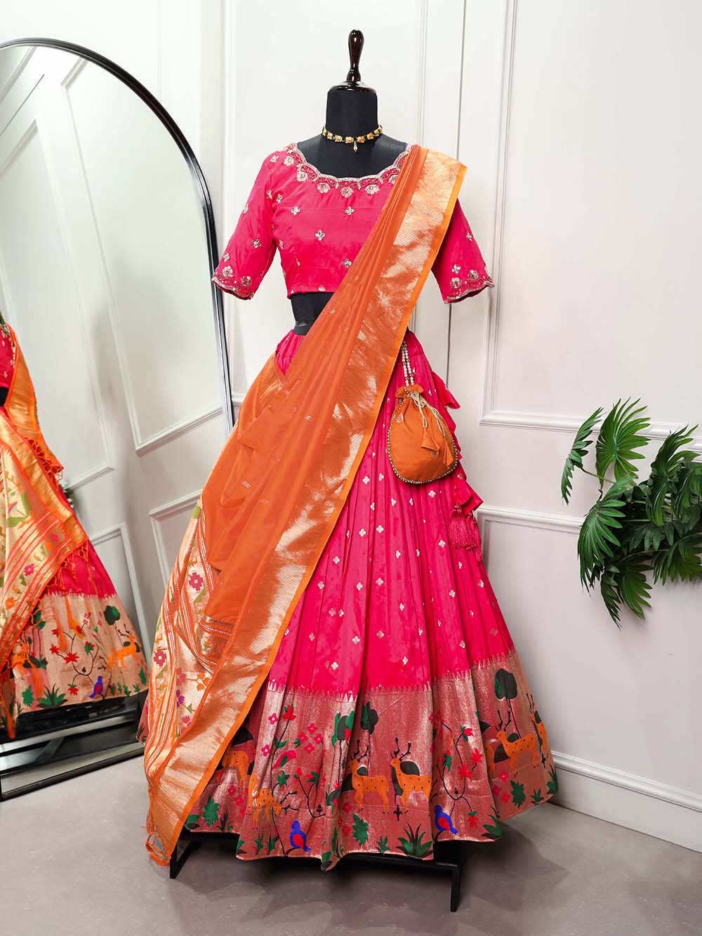 Pin by Indraja on Simple lehengas | Half saree designs, Half saree lehenga,  Saree dress
