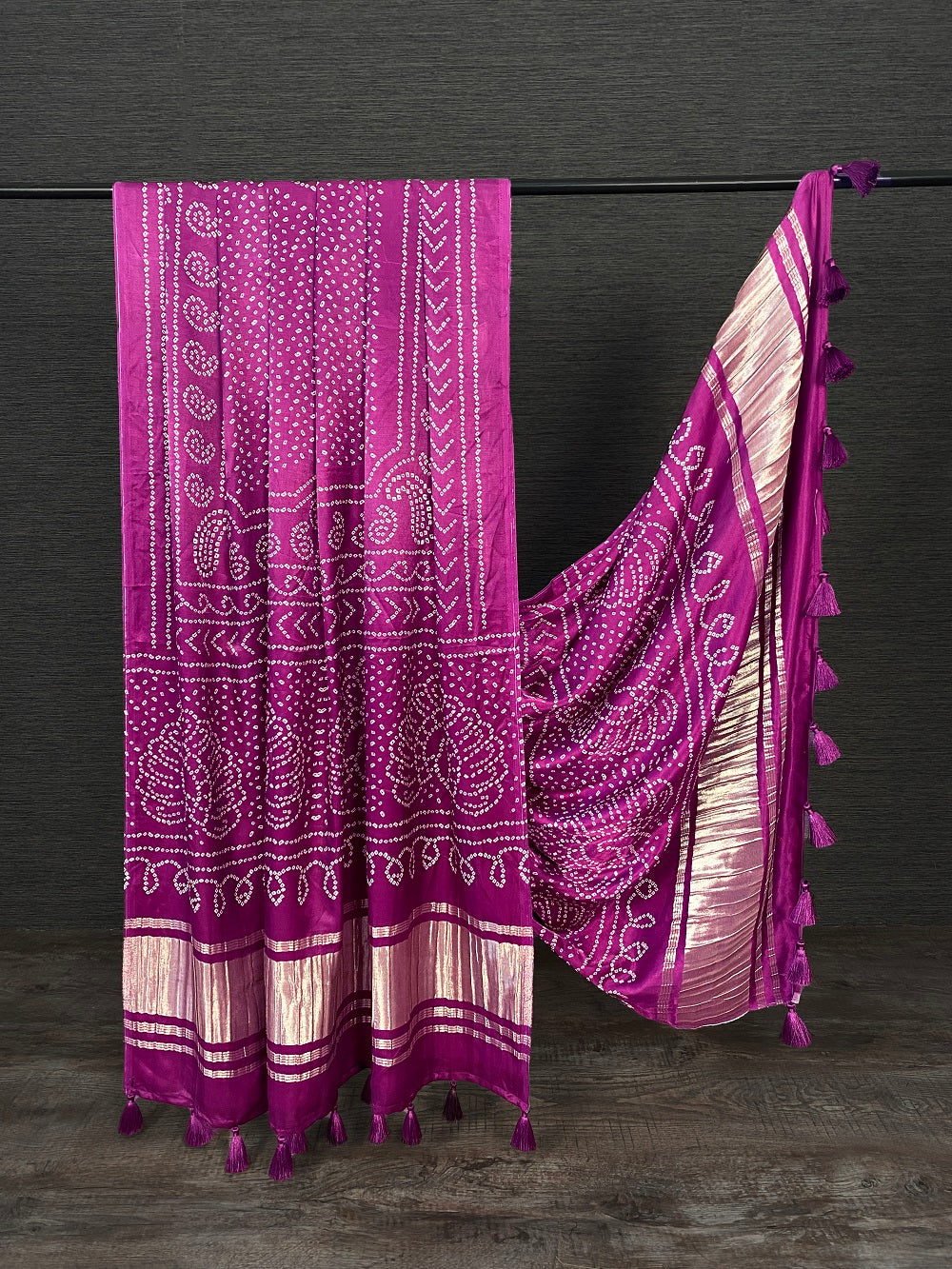 Bandhani dupatta silk best sale