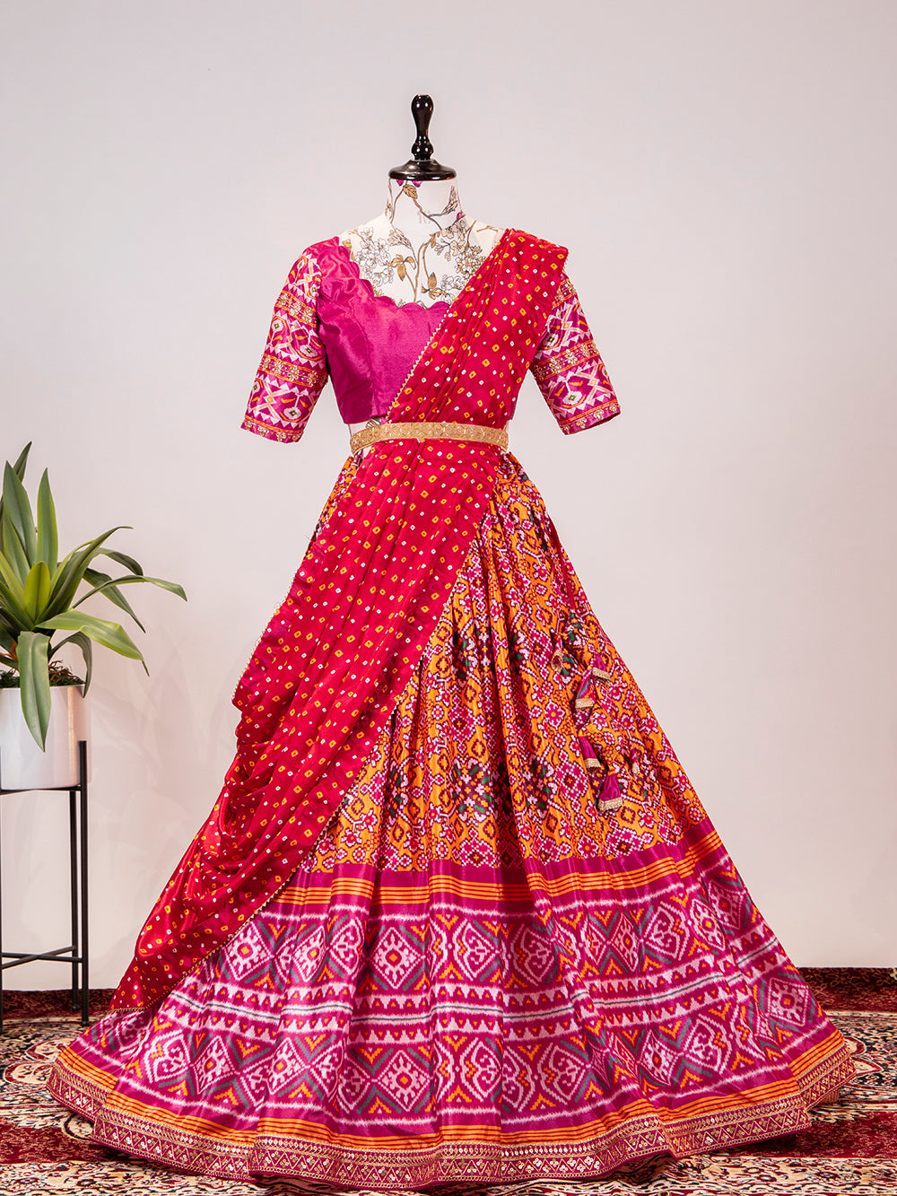 Banaras Patola paithani lehenga choli setals | Fashionable saree blouse  designs, Lehnga designs, Elegant fashion wear